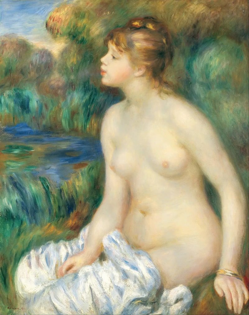 Bather - Pierre-Auguste Renoir