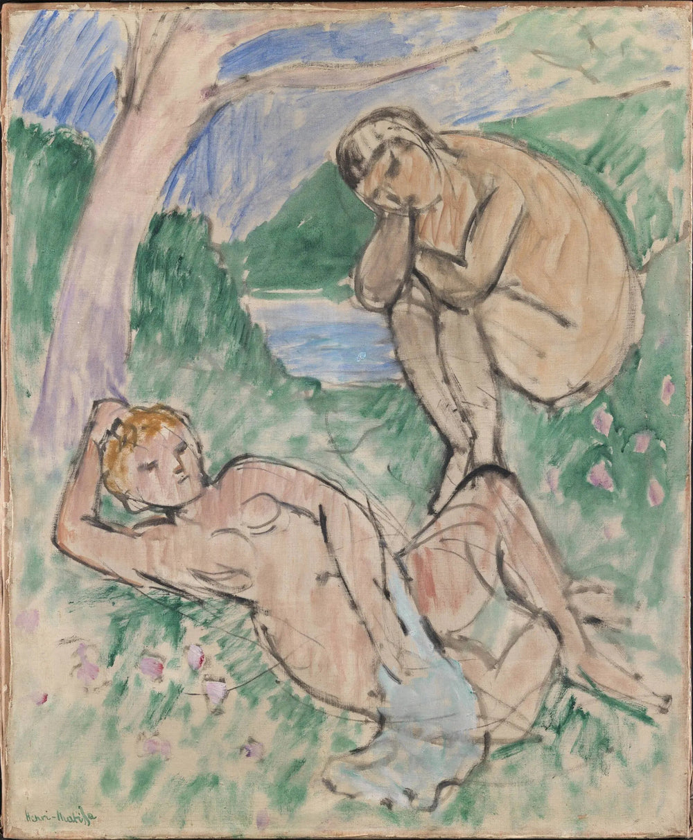 Baigneurs - Henri Matisse image 1 copie peinte à la main à l’huile