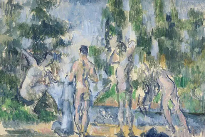 Baigneurs - Paul Cézanne image 1 reproduction artisanale de tableau