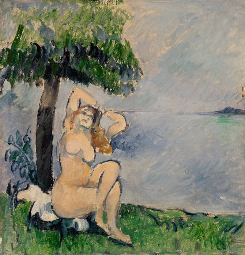 Bather by the Sea - Paul Cézanne
