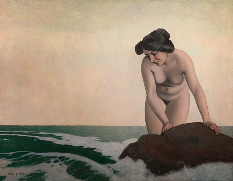 Bather at the Rock - Félix Vallotton