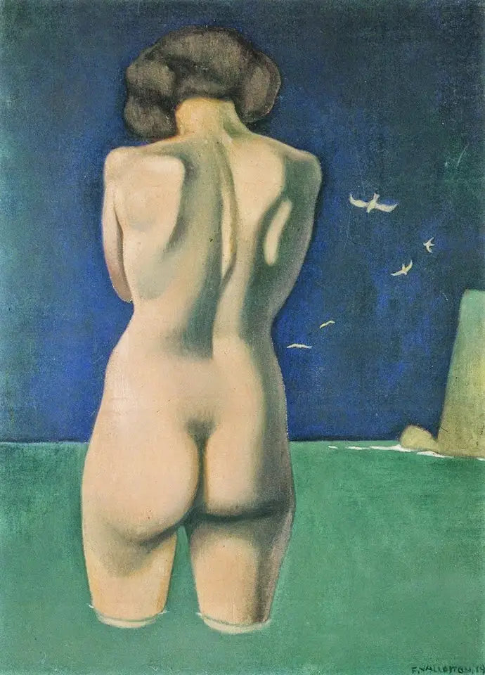 Baigneuse aux oiseaux - Félix Vallotton - Alpha Reproduction