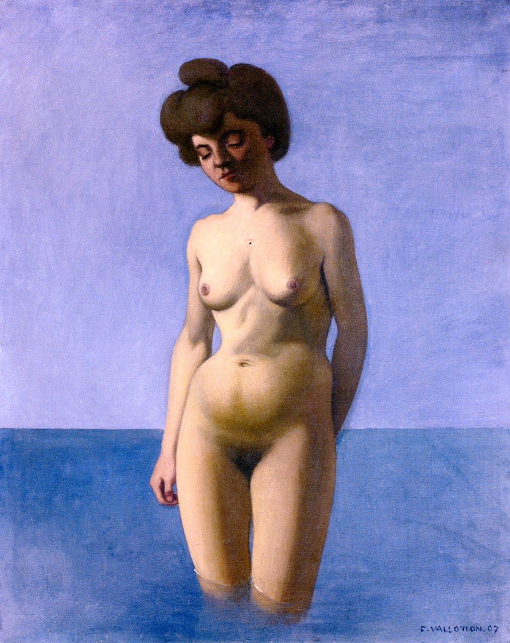 Face Bathing Woman - Félix Vallotton