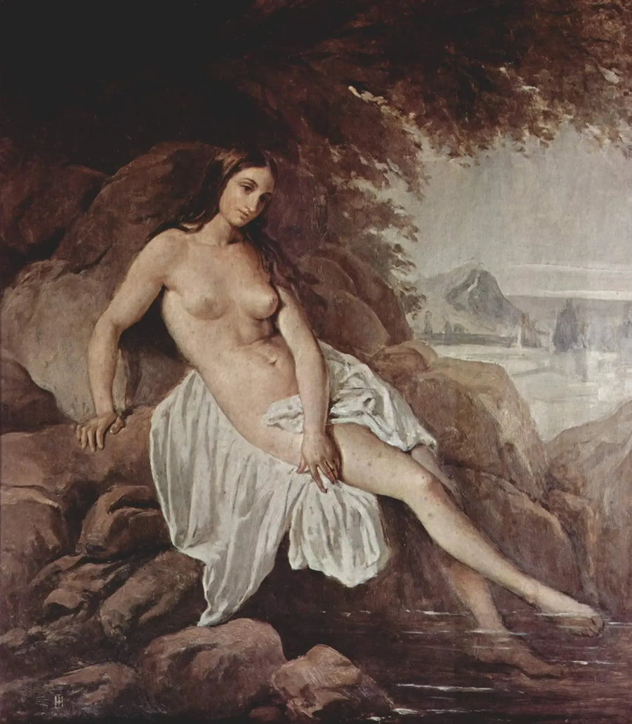 Bather - Francesco Hayez