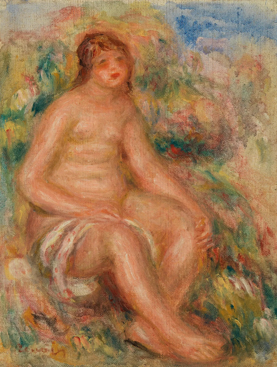 Bather - Pierre-Auguste Renoir