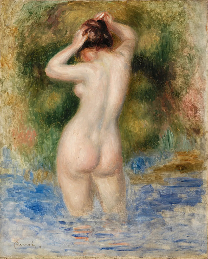 Bather - Pierre-Auguste Renoir