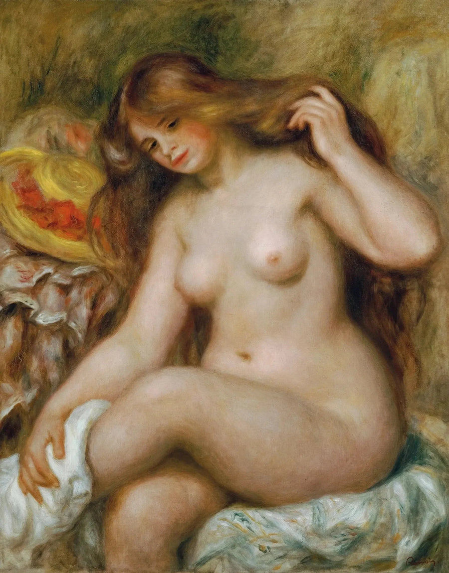 Bather - Pierre-Auguste Renoir