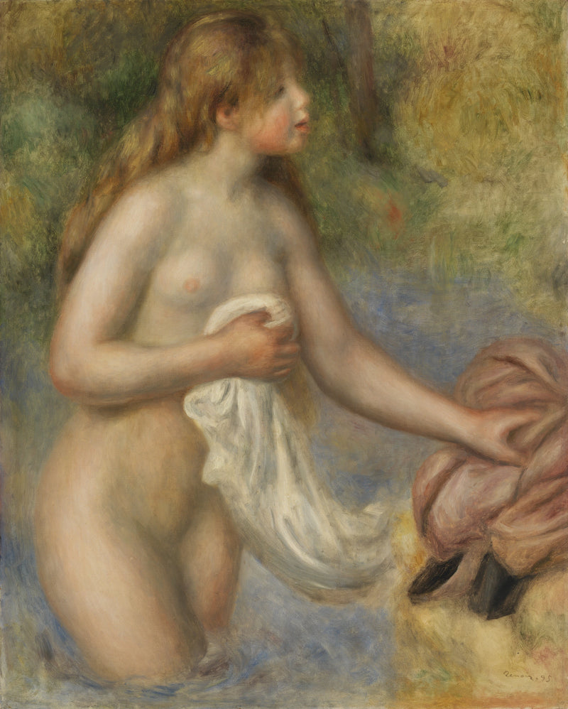 Bather - Pierre-Auguste Renoir