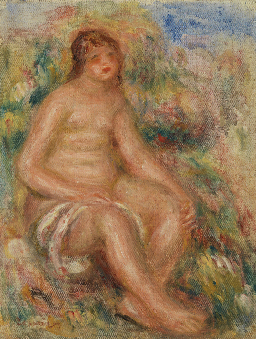 Bather - Pierre-Auguste Renoir