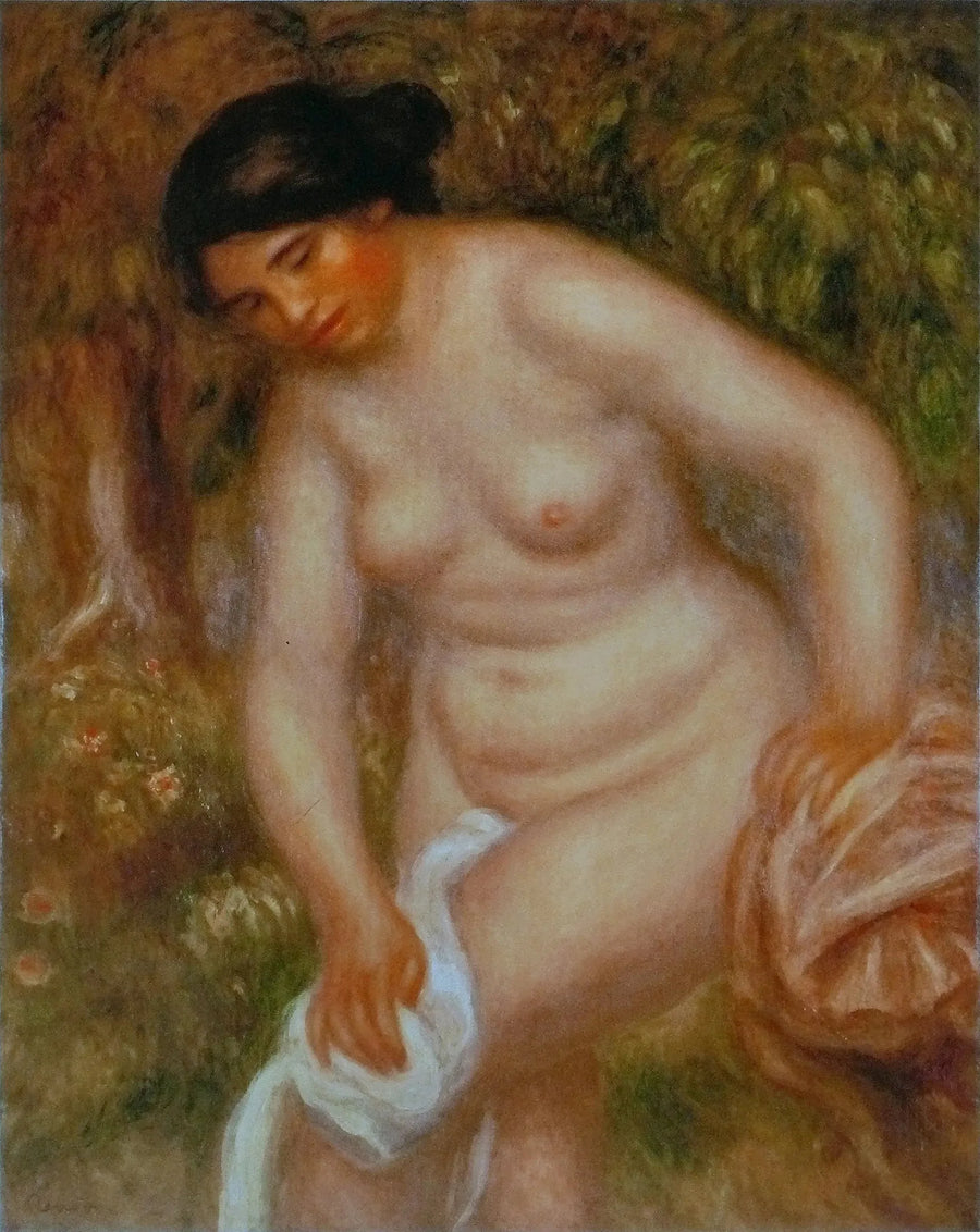 Bather Drying Herself - Pierre-Auguste Renoir