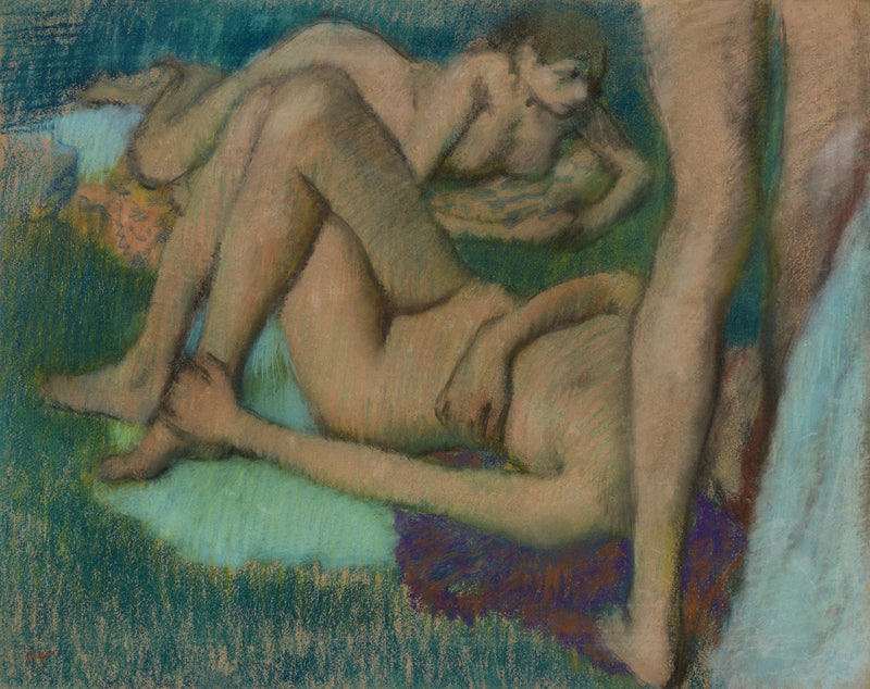 bathers - Edgar Degas