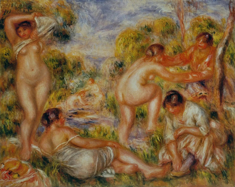 Bathers - Pierre-Auguste Renoir