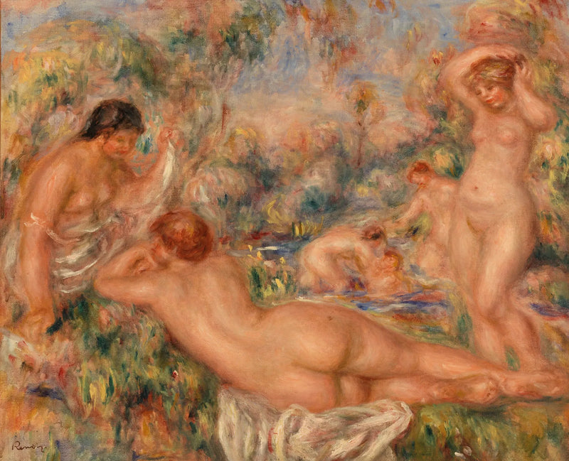 Bathers - Pierre-Auguste Renoir