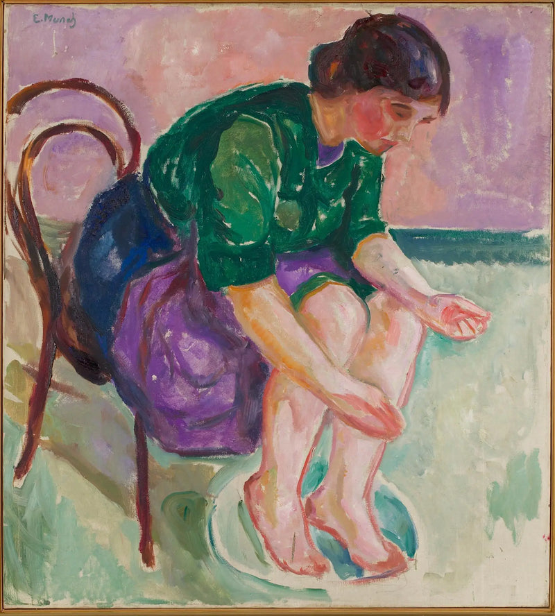 foot bath - Edvard Munch