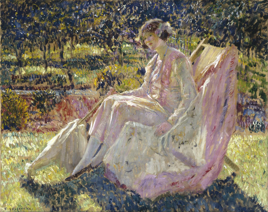 Sun Lounger - Frederick Carl Frieseke