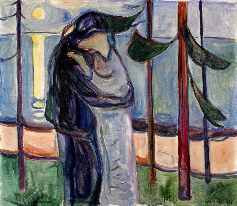 Kiss on the Beach - Edvard Munch
