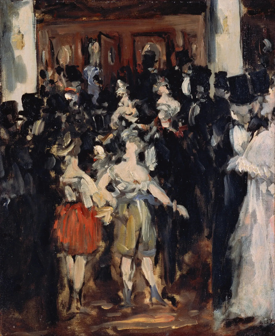 Masked Ball at the Opera - Édouard Manet