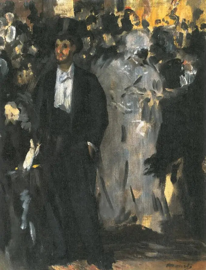 Masked Ball at the Opera - Édouard Manet