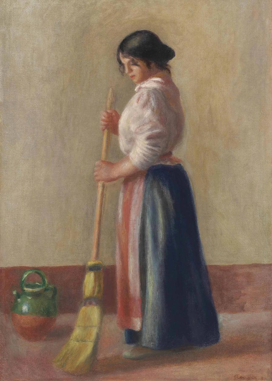 The Sweeper - Pierre-Auguste Renoir