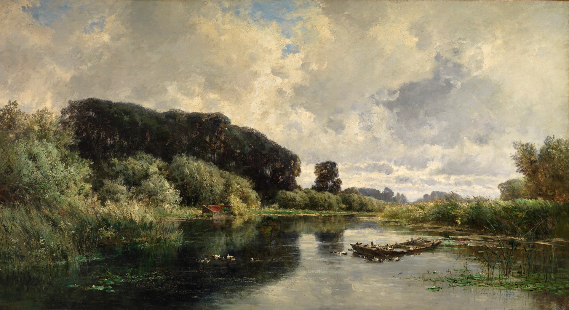 Banlieue de Vriesland (Hollande) - Carlos de Haes
