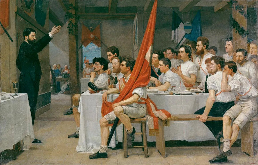 Gymnasts' Banquet - Ferdinand Hodler