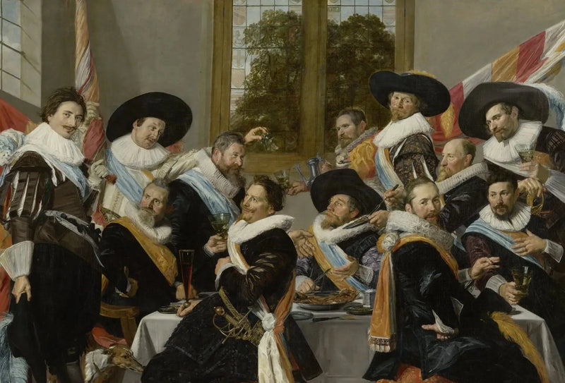 Banquet of the Officers of the Saint-Adrien Archers Corps - Frans Hals
