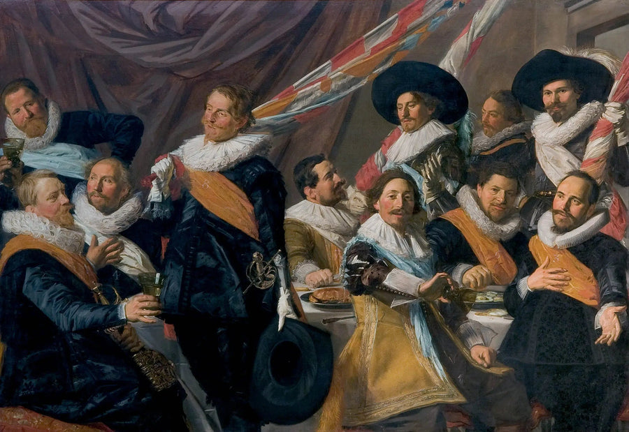 Banquet of the Officers of the Saint George Archers Corps, Haarlem 1627 - Frans Hals