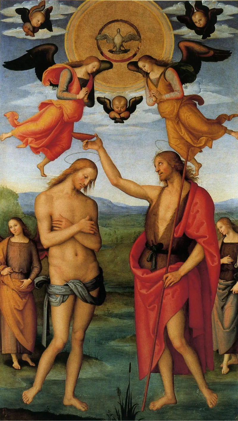 Baptism of Christ - Pietro Perugino