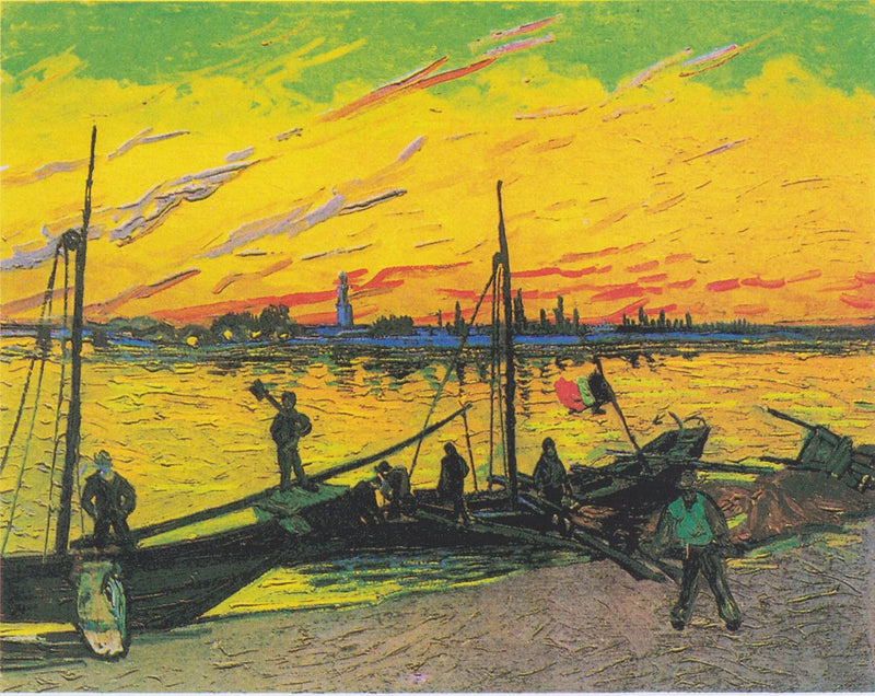 Coal Barges - Vincent van Gogh
