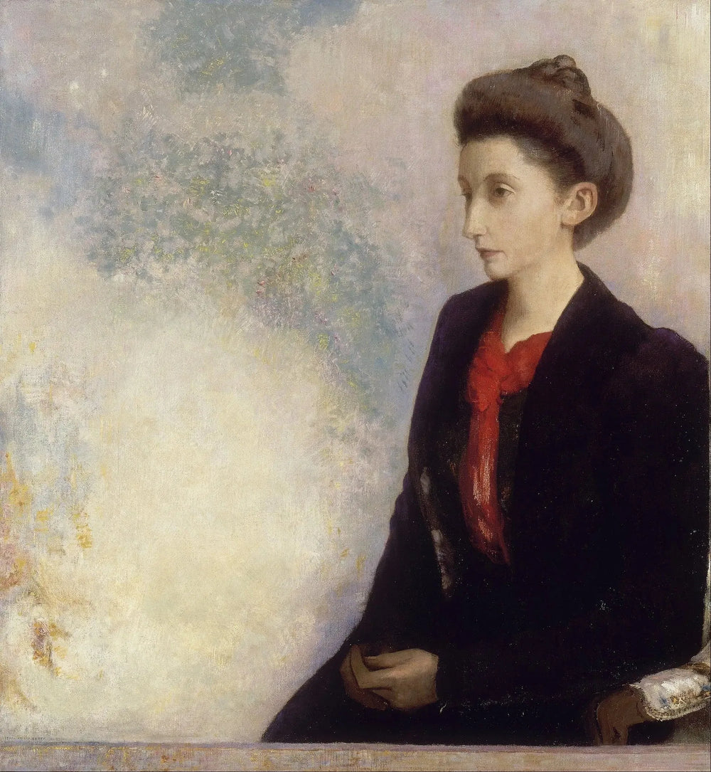 Baronne Robert de Domecy - Odilon Redon image 1 reproduction artisanale de tableau