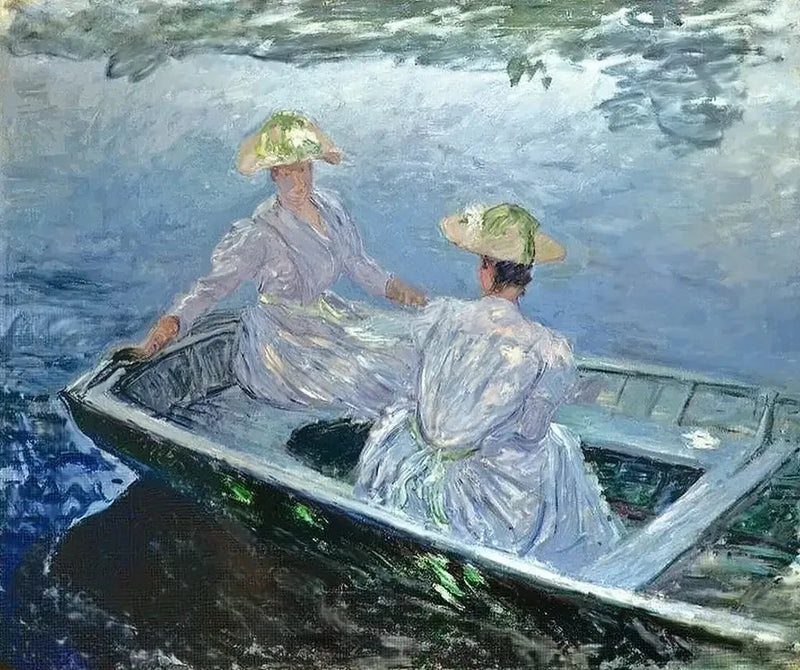 The Blue Boat W1153 - Claude Monet