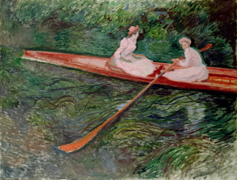 The Pink Skiff - Claude Monet