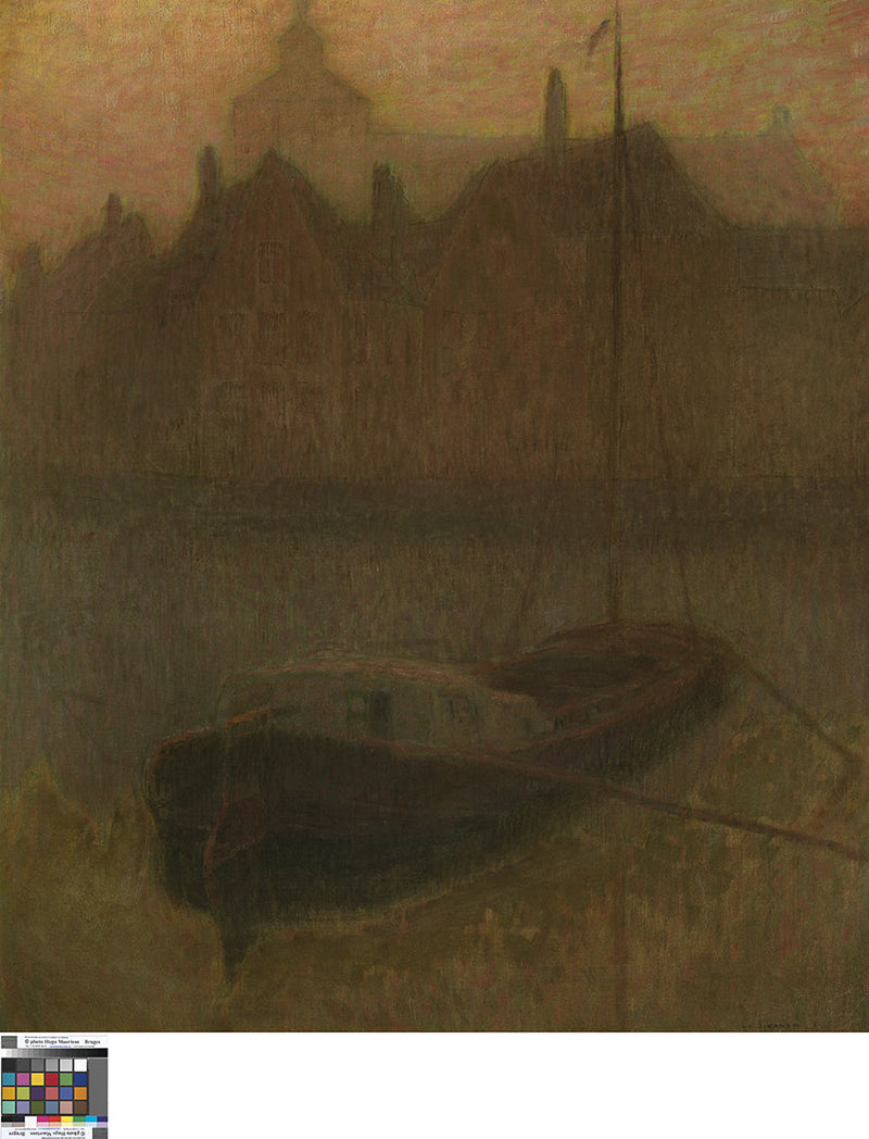 Boat on the Canal (morning) - Henri Le Sidaner
