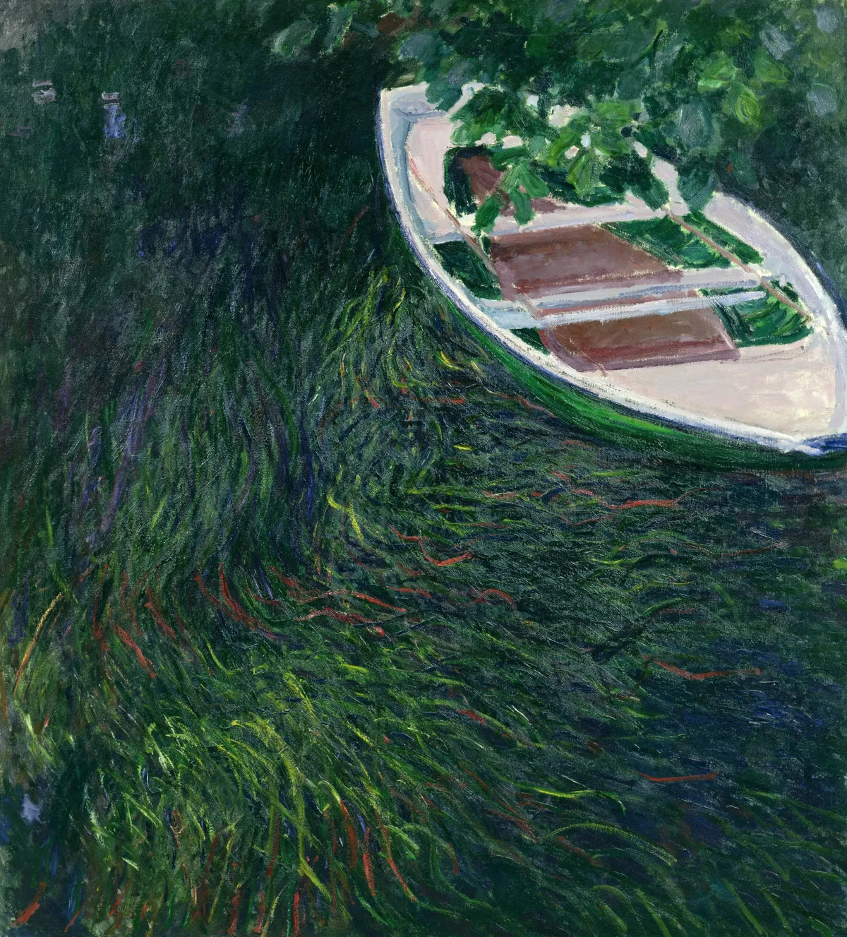 The Boat W1154 - Claude Monet