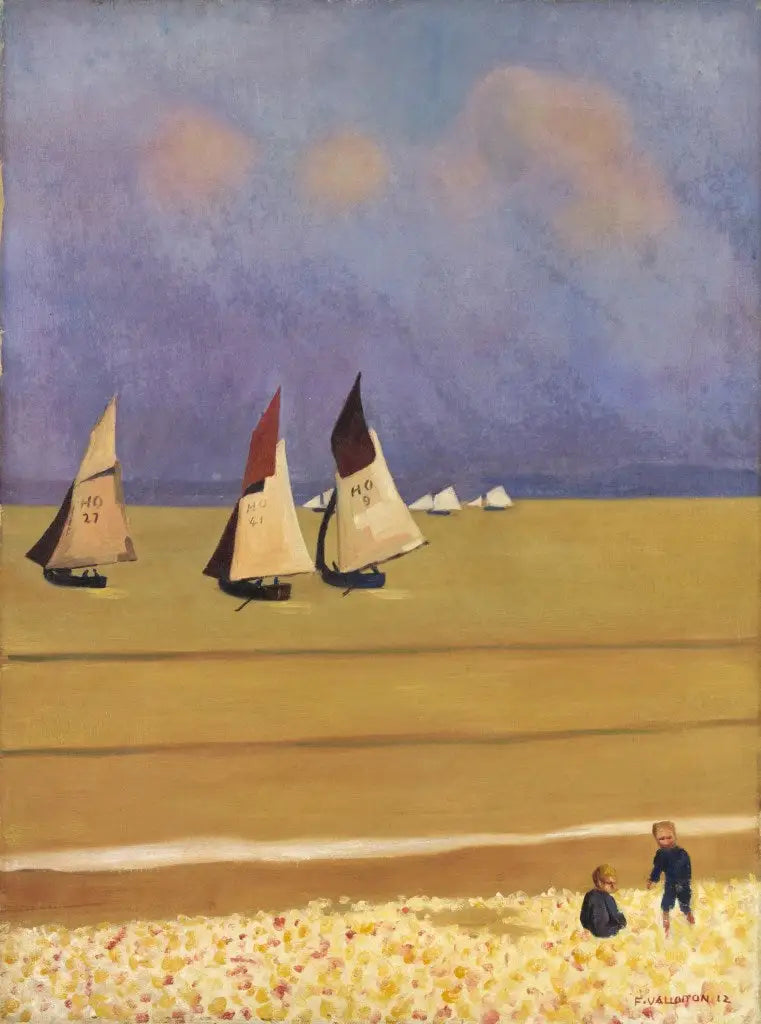 Boats in Honfleur - Félix Vallotton