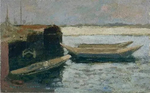 Boats in the port - Odilon Redon