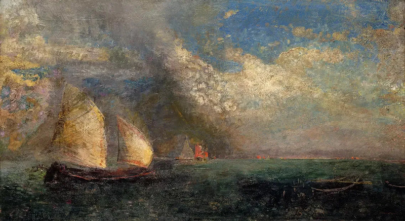 Boats. Souvenir de Venise - Odilon Redon