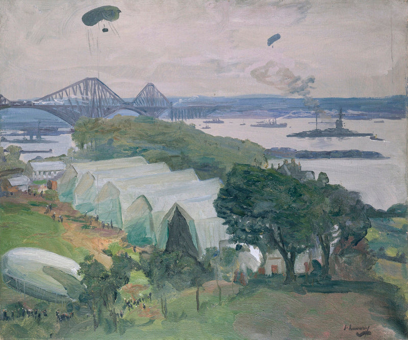 North Queensferry Air Base, 1917 - John Lavery