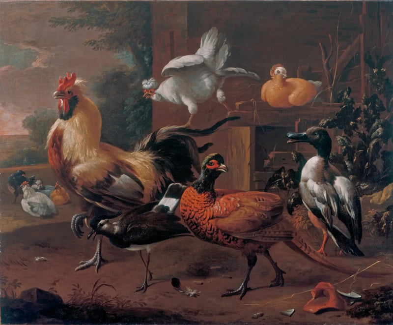 Poultry Yard - Melchior de Hondecoeter