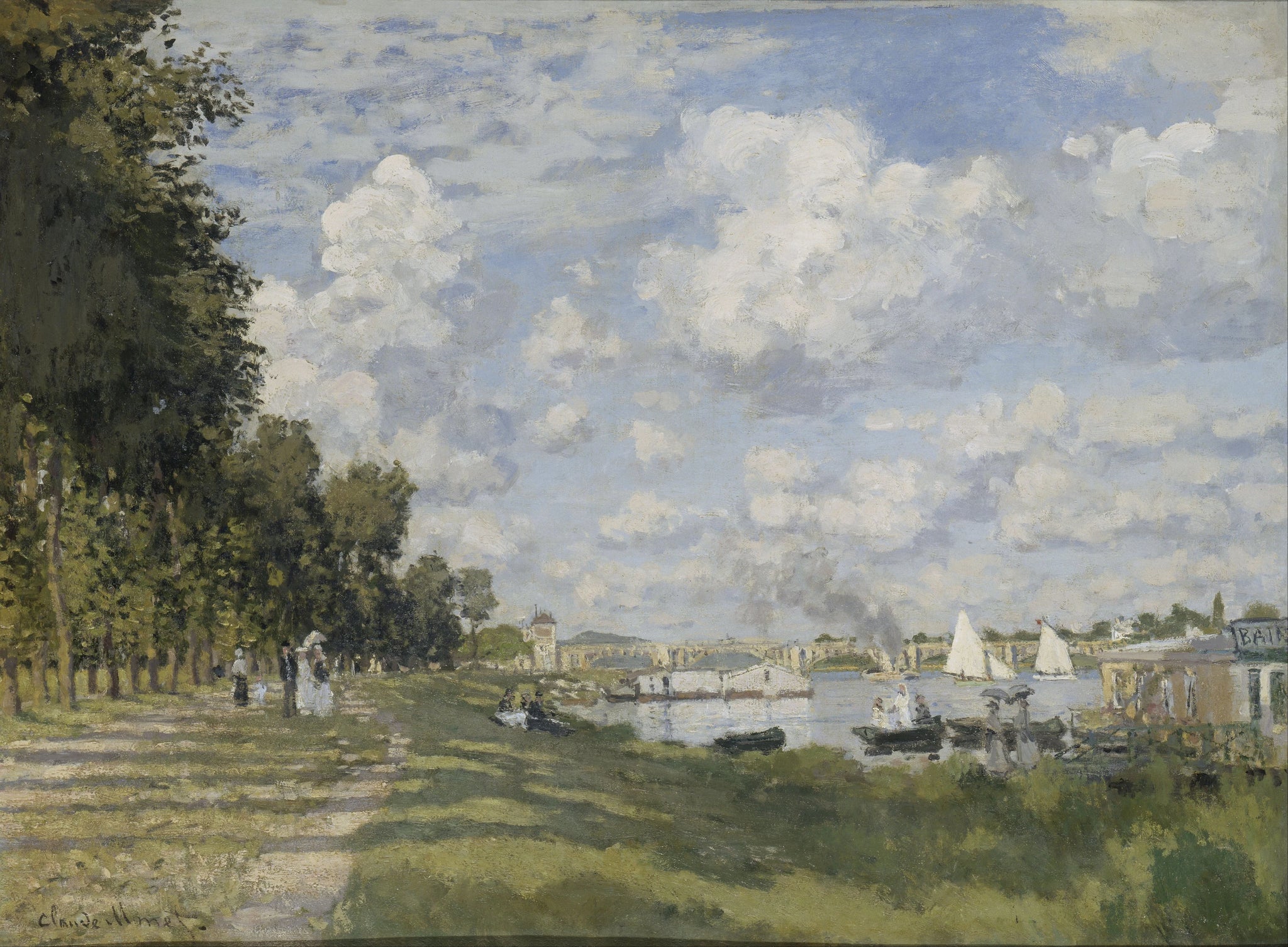 Le Bassin d’Argenteuil W225 par Claude Monet, musée d’Orsay