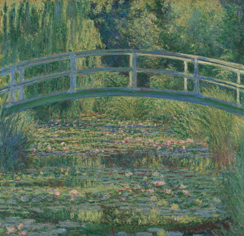 The Water Lilies Basin, green harmony - Claude Monet