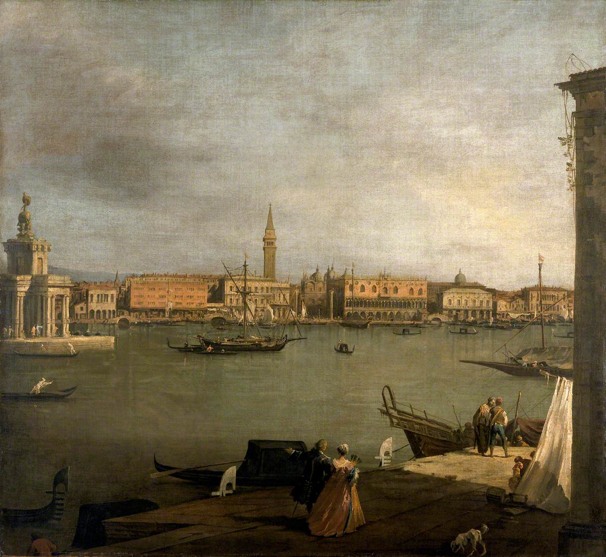 San Marco Basin from the Giudecca - Canaletto