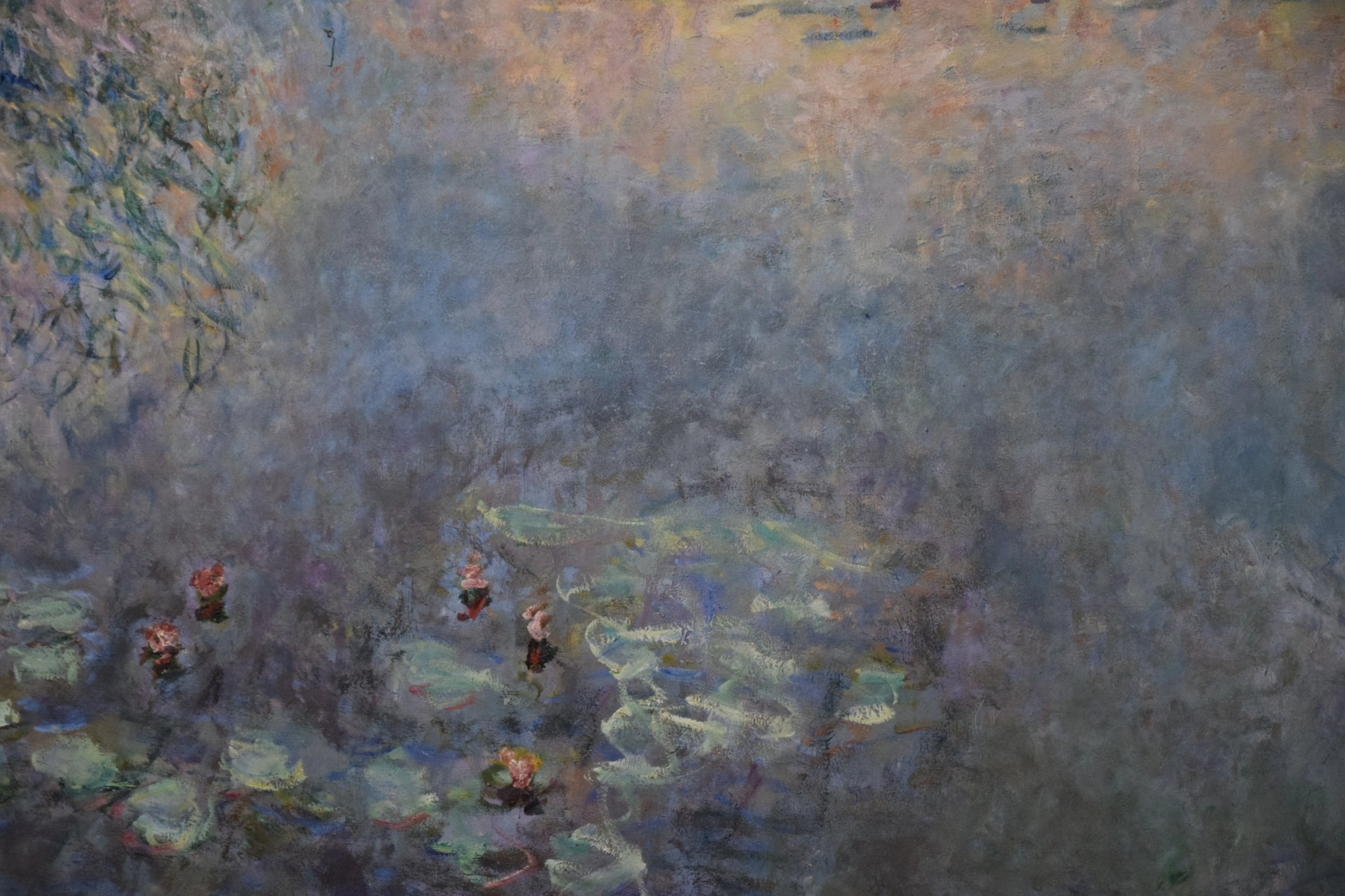 Le Bassin aux nymphéas avec iris présenté au Kunsthaus Zürich – photographie de salle haute définition