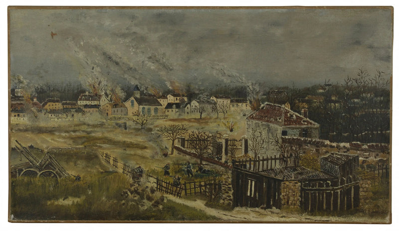 Battle of Champigny - Episode of the 1870 war - Henri Rousseau