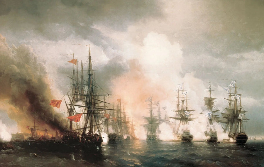 Battle of Sinope - Ivan Aïvazovski