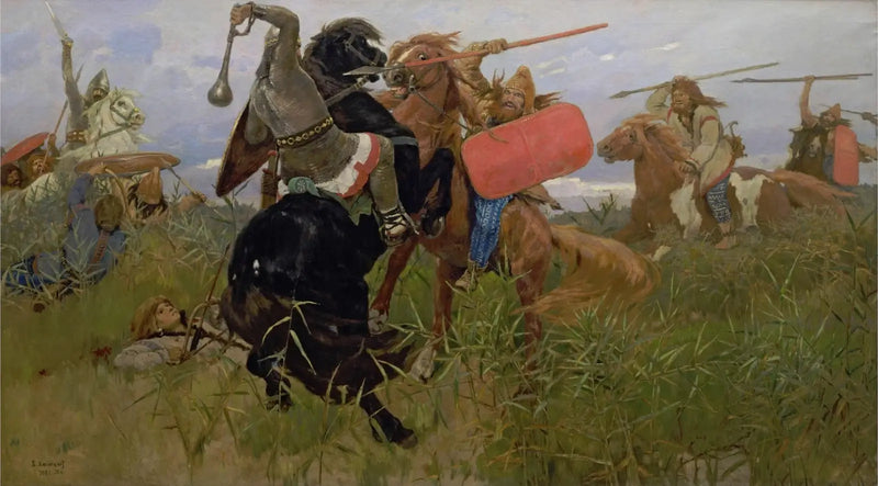 Battle between the Scythians and the Slavs - Viktor Vasnetsov