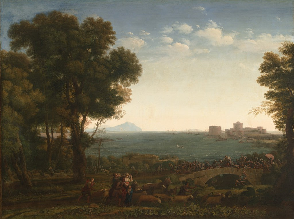 Battle on a Bridge - Claude Lorrain