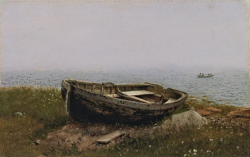 Abandoned Boat - Frederic Edwin Church