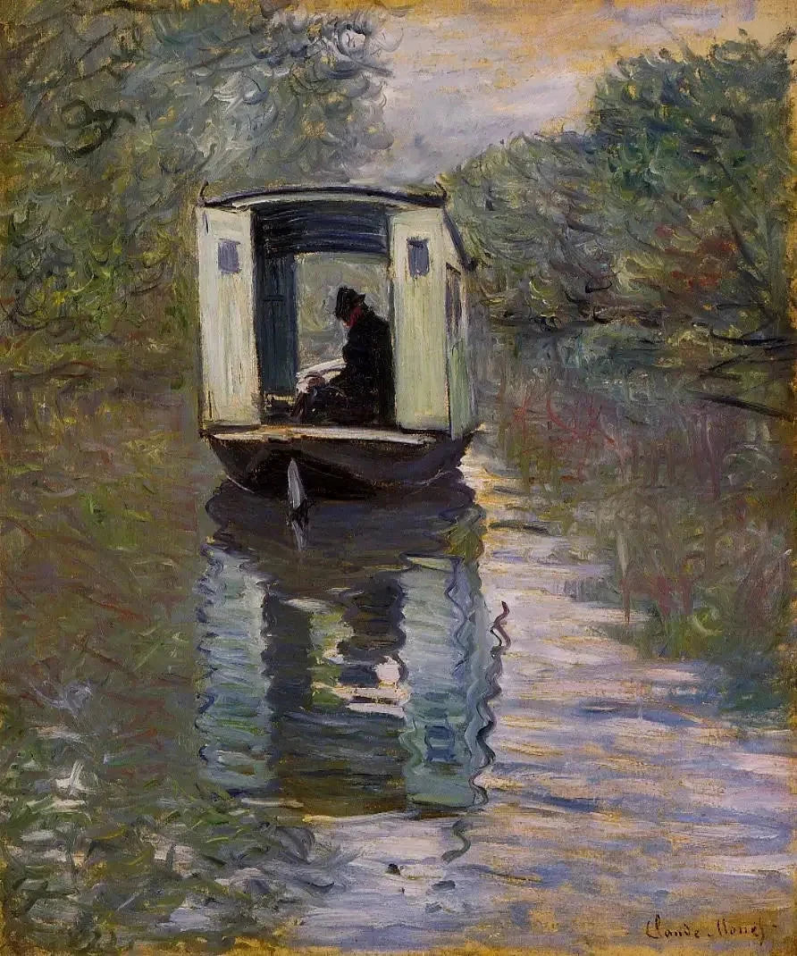 The W390 workshop boat - Claude Monet