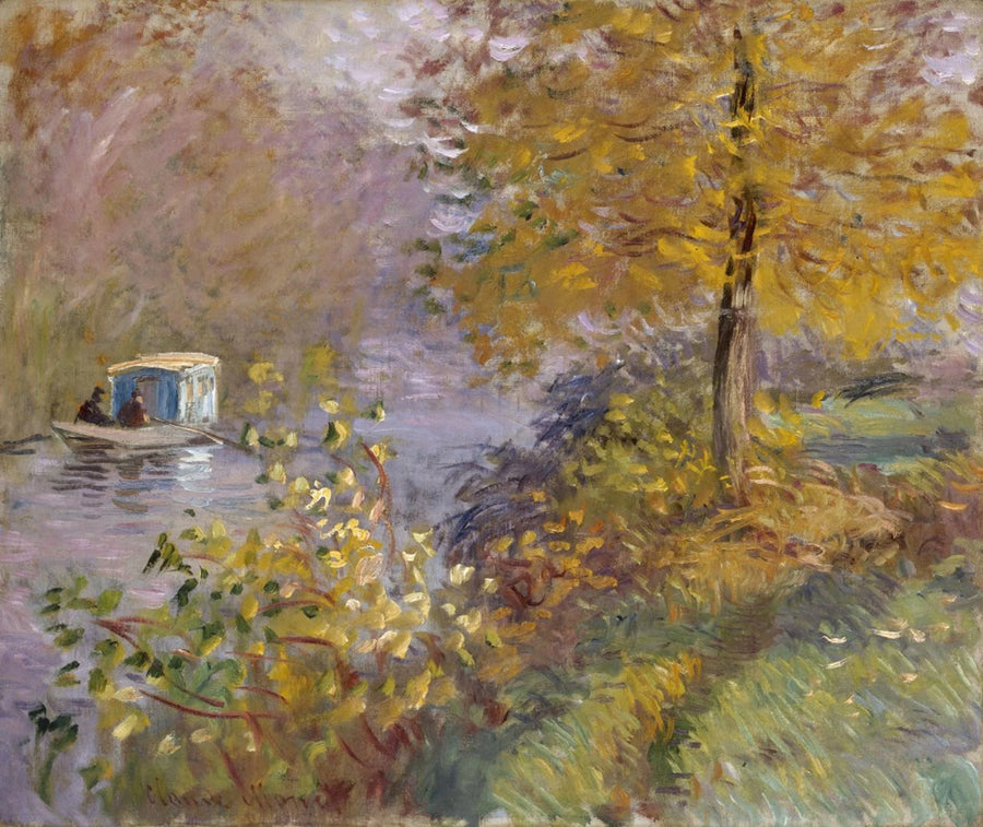 The W393 workshop boat - Claude Monet